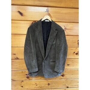 Vintage Orvis Blazer Mens 42L Olive Corduroy Sport Coat Cotton Blend